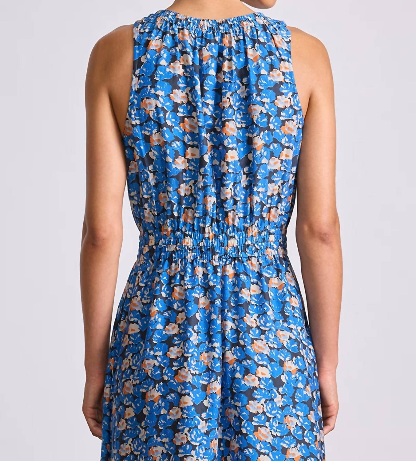 Bali Tank Dress In Florette Blue