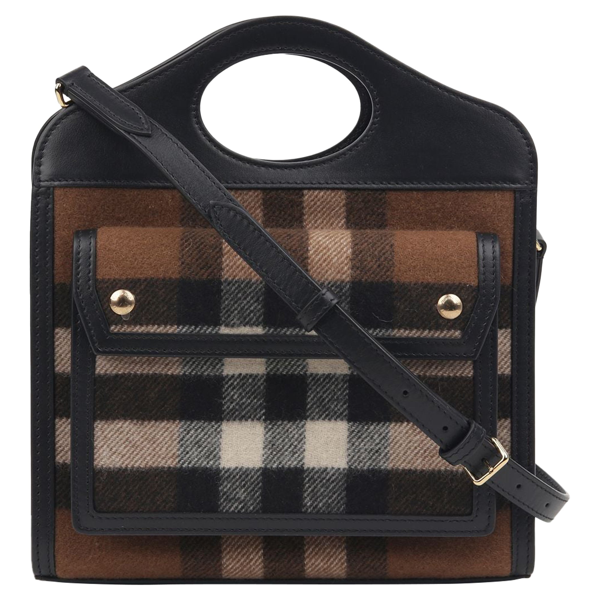 Mini Pocket Tote Shoulder Bag