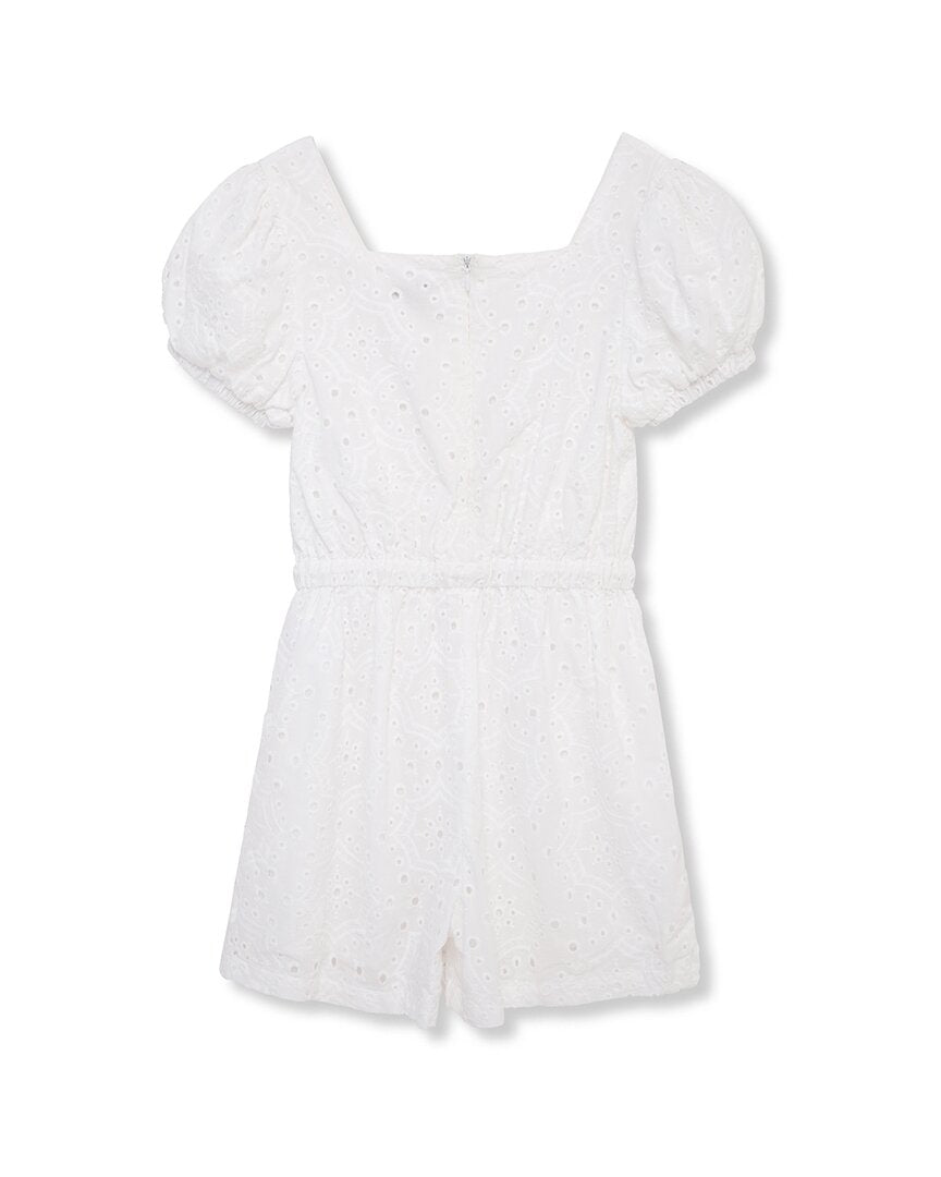 Habitual Allover Eyelet Romper