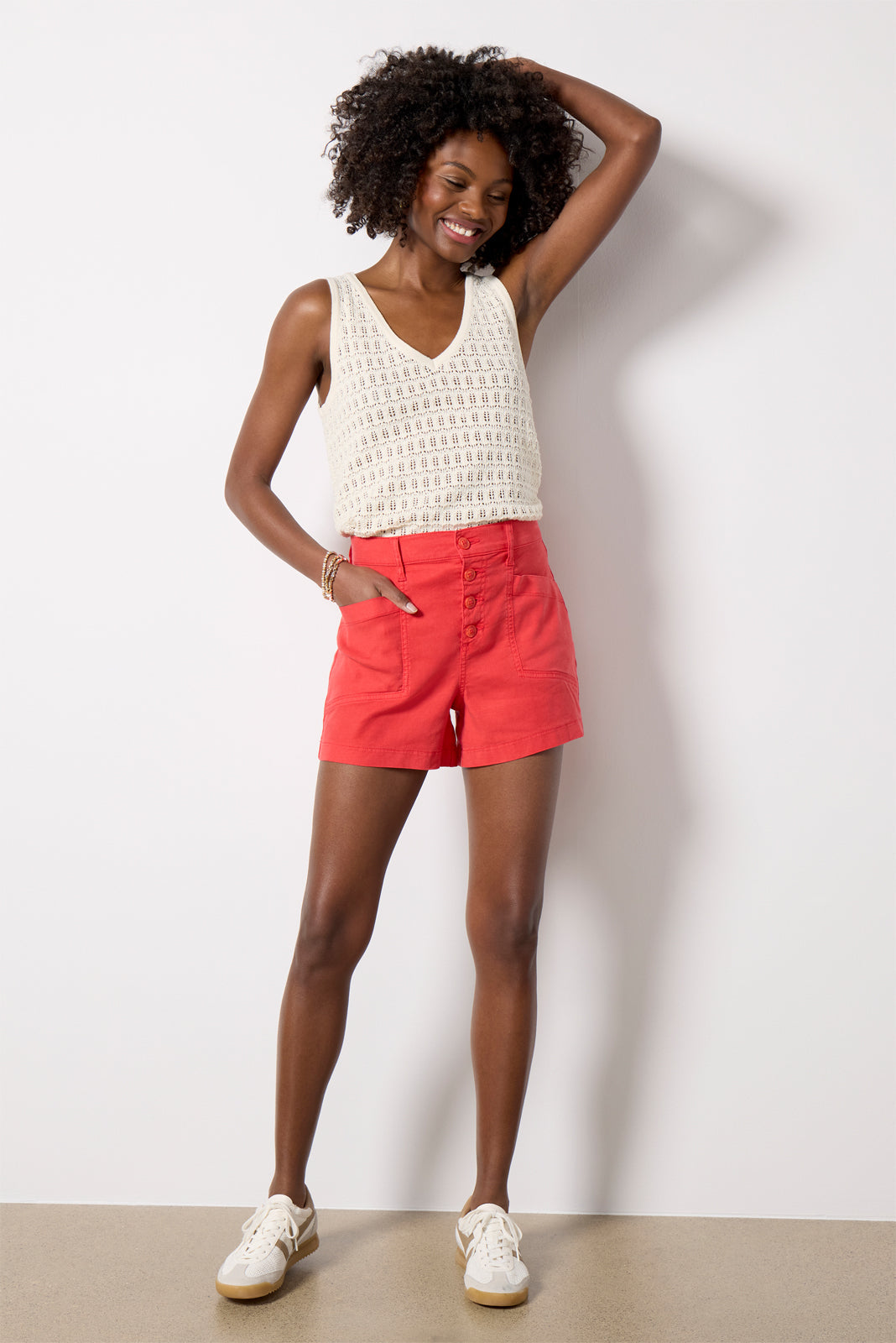 Women's Joelle Stretch Linen Short