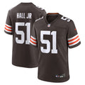 Cleveland Browns Mike Hall Jr. Brown Team Game Jersey