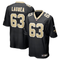 New Orleans Saints Sataoa Laumea Black Team Game Jersey