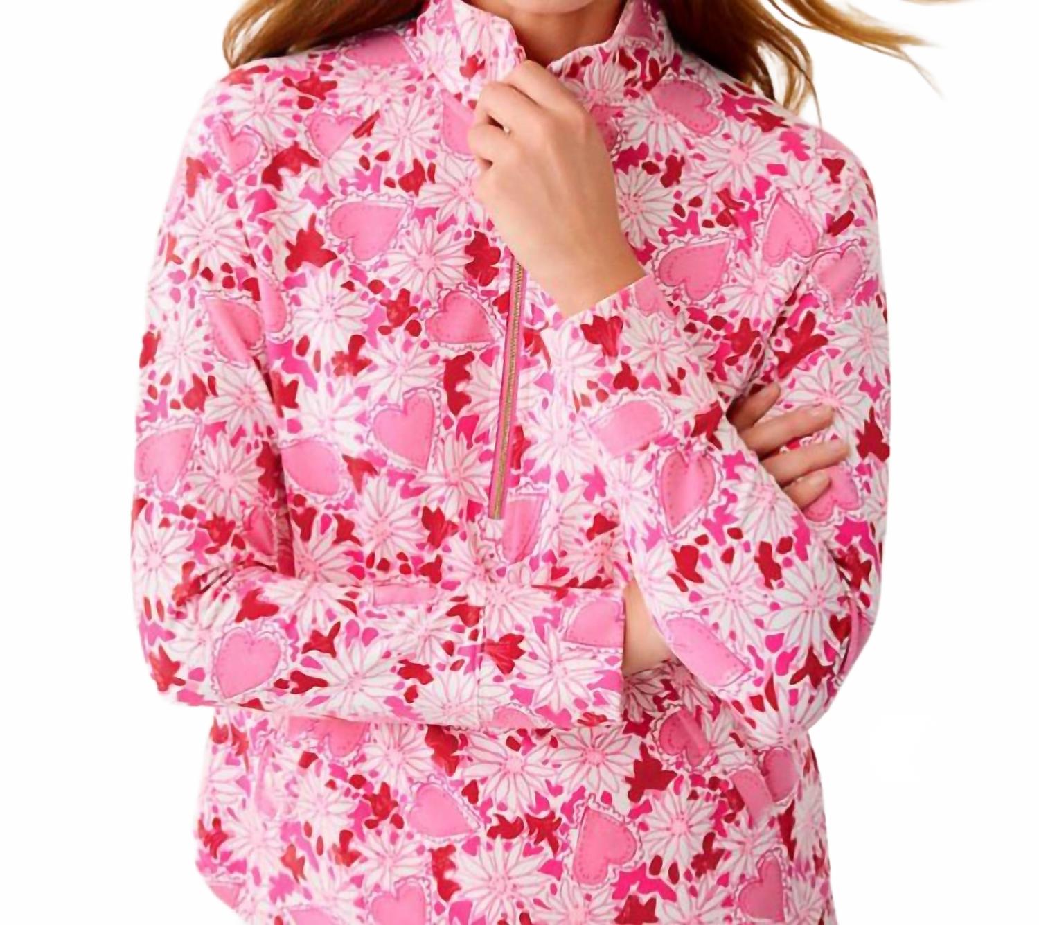 Skipper Upf 50+ Popover Jacket In Coconut Dear Heart