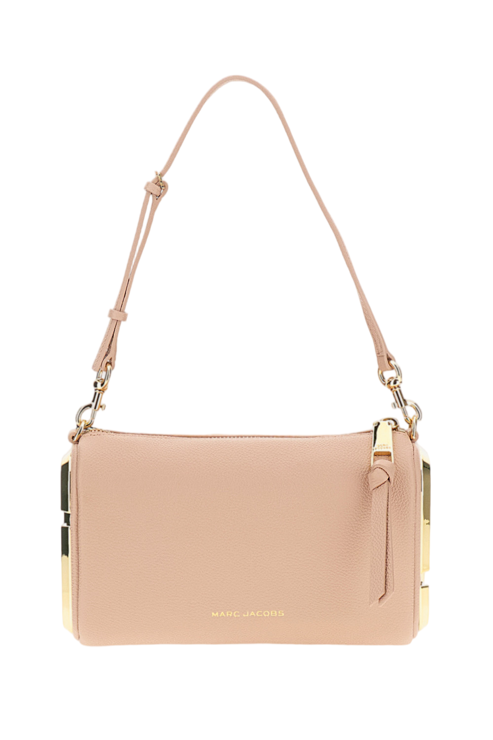 Pink Snapshot Leather Shoulder Bag