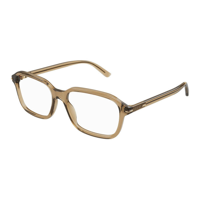 Gucci Eyeglasses Square Full Rim, Black Frame And Clear Demo Lenses Lens Gg1446O001