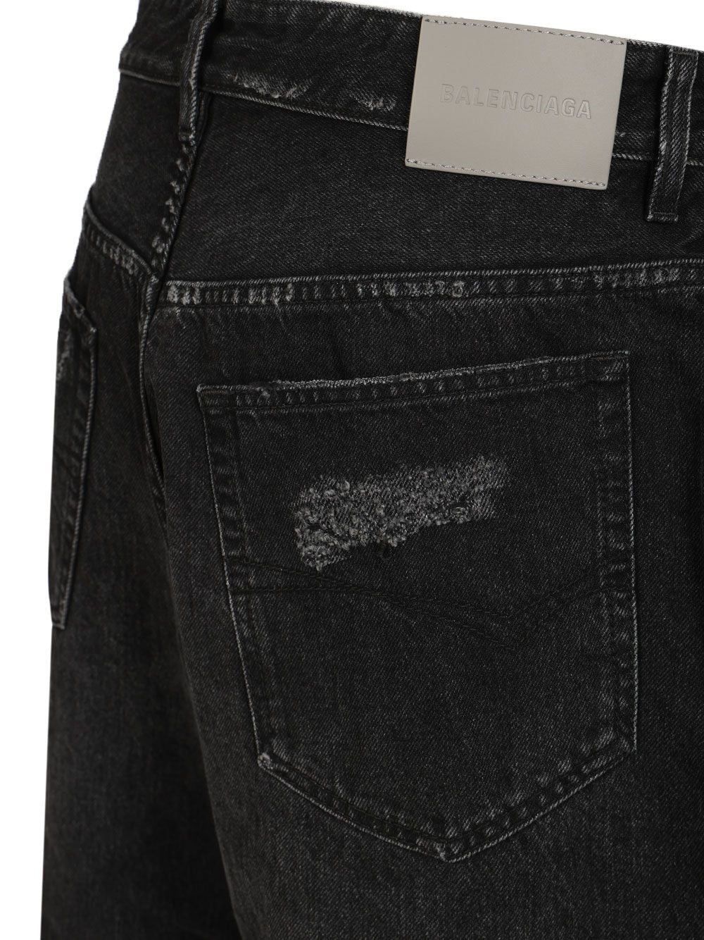 Balenciaga Men Curved-Leg Jeans