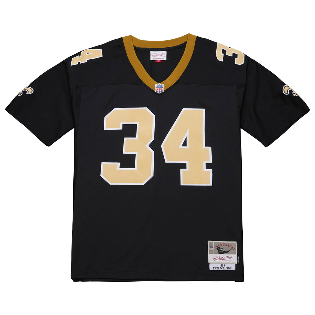 New Orleans Saints Ricky Williams Mitchell & Ness Black 1999 Legacy Replica Jersey