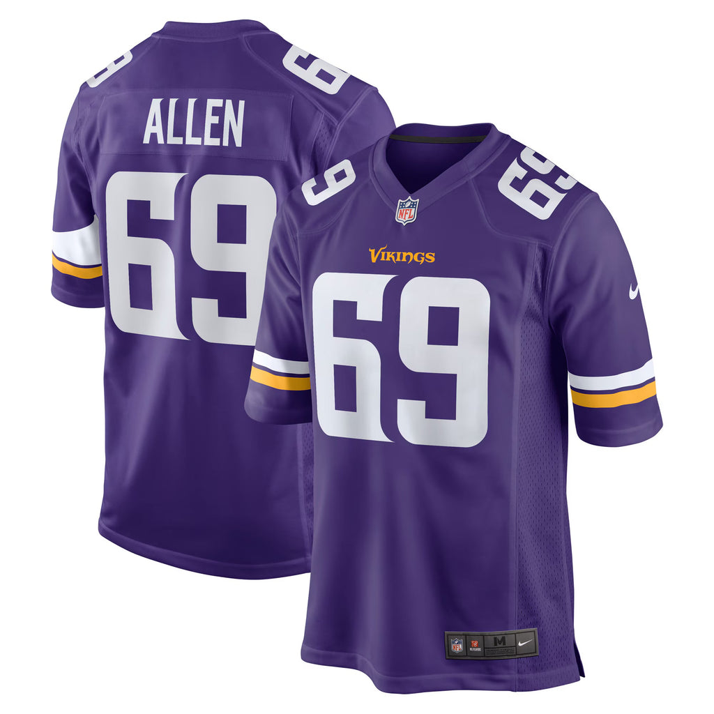 Minnesota Vikings Jared Allen Purple Retired Player Game Jersey