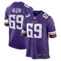 Minnesota Vikings Jared Allen Purple Retired Player Game Jersey