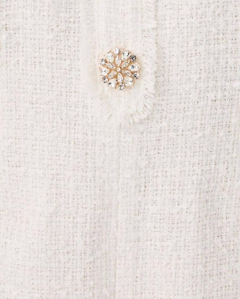 Geneva Dress In Coconut Chic Chick Boucle