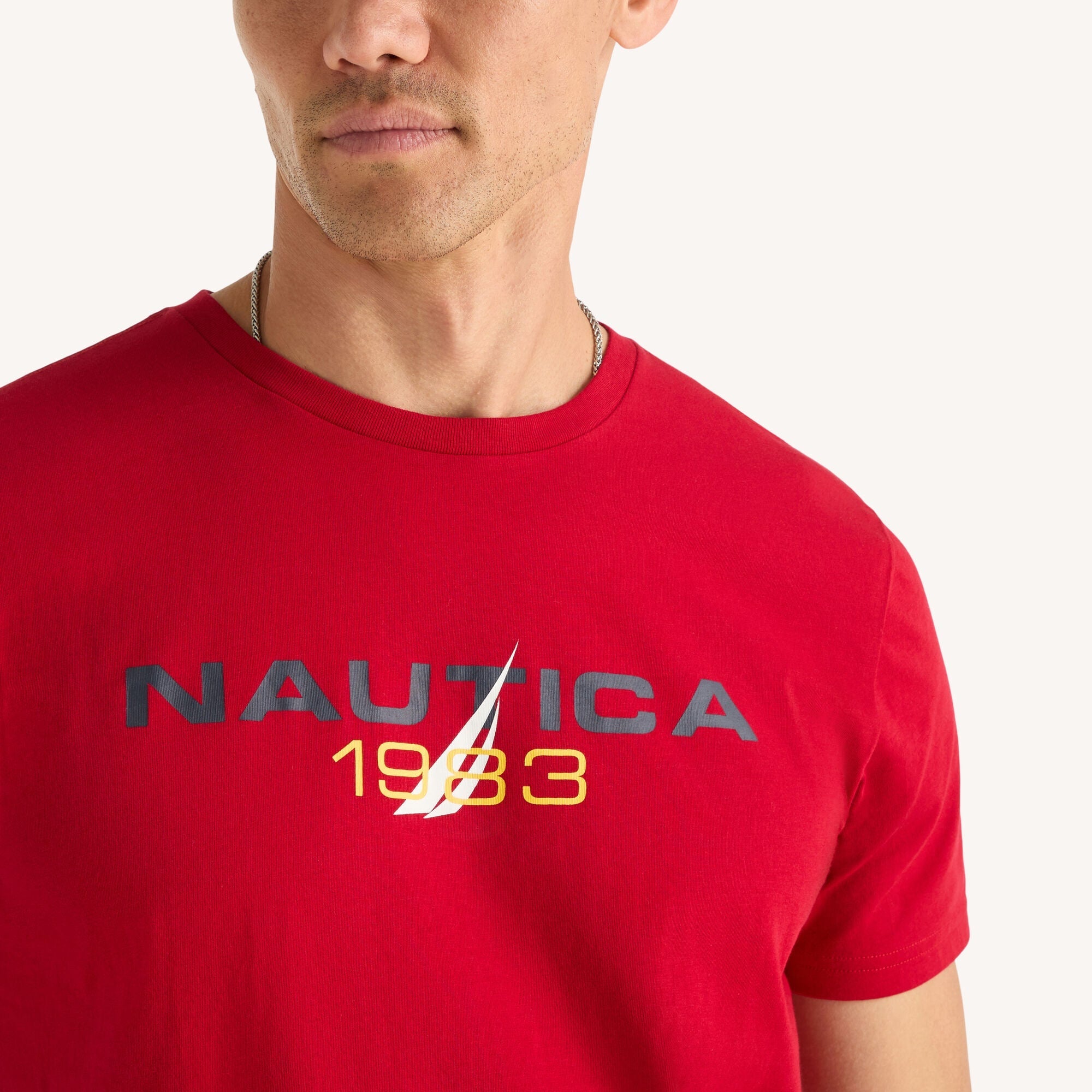 Nautica Mens 1983 Graphic T-Shirt