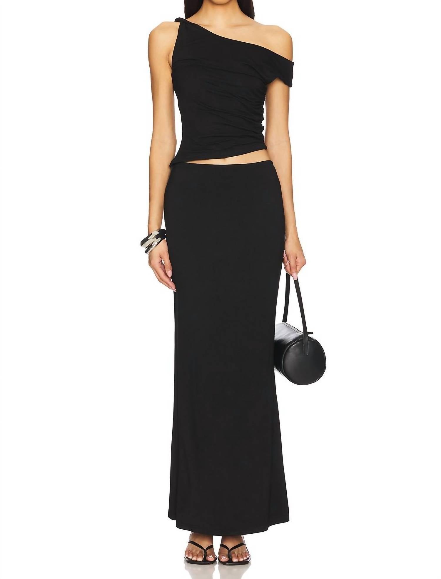 Calliope Skirt Set In Black