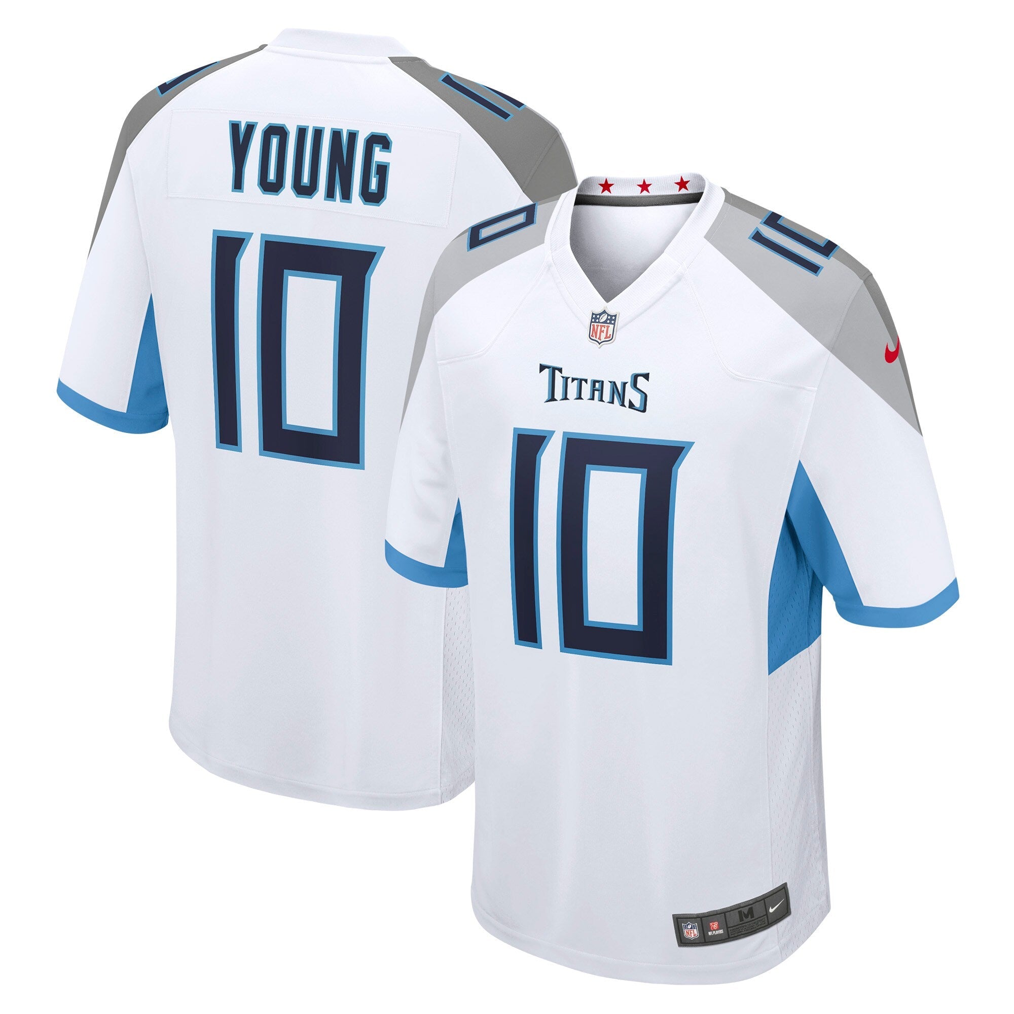 Tennessee Titans Vince Young White Retired Player Game Jersey