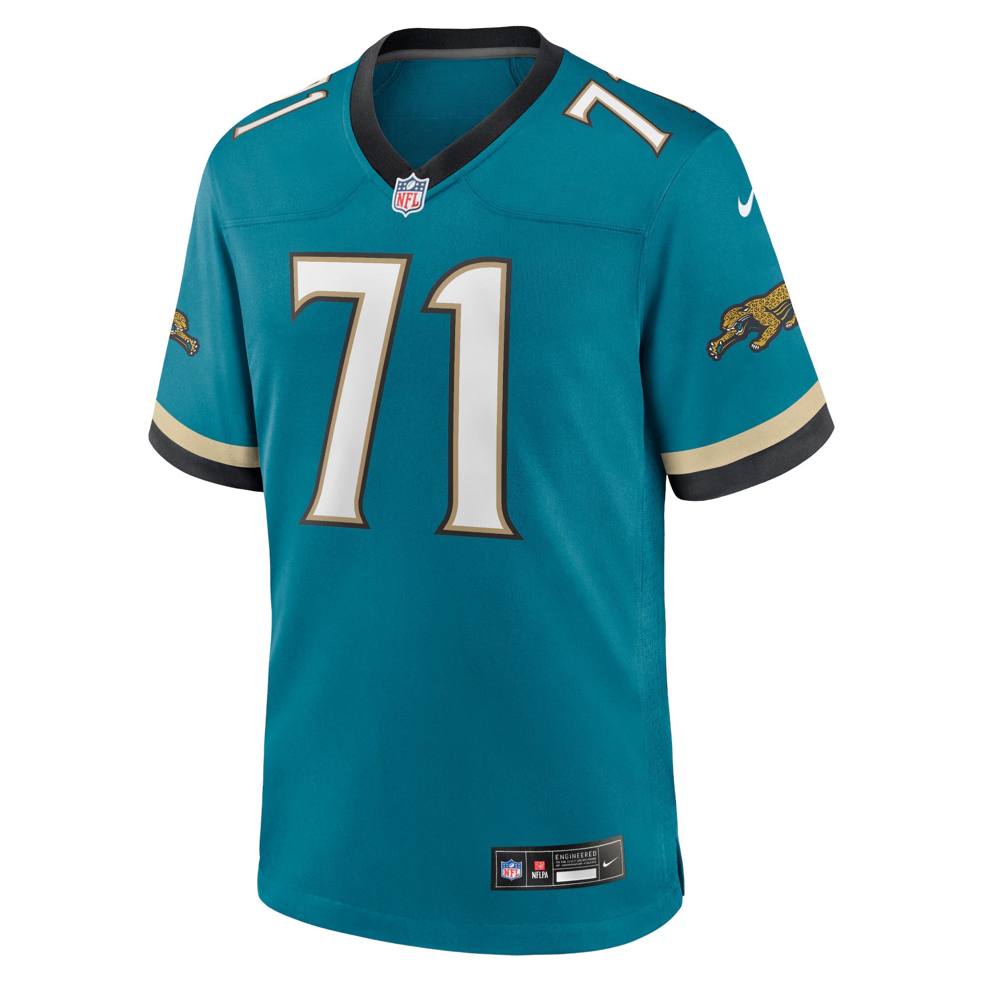 Jacksonville Jaguars Tony Boselli Teal Prowler Throwback Retired Player Game Jersey