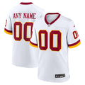 Washington Commanders White Game Super Bowl Era Custom Jersey
