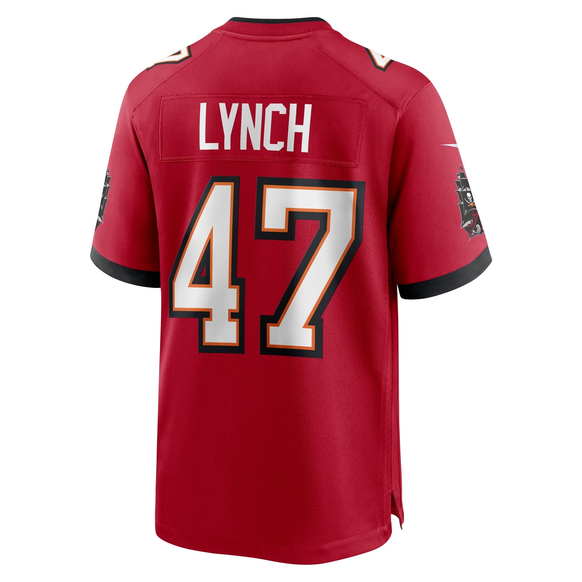 Tampa Bay Buccaneers John Lynch Red Retired Player Game Jersey