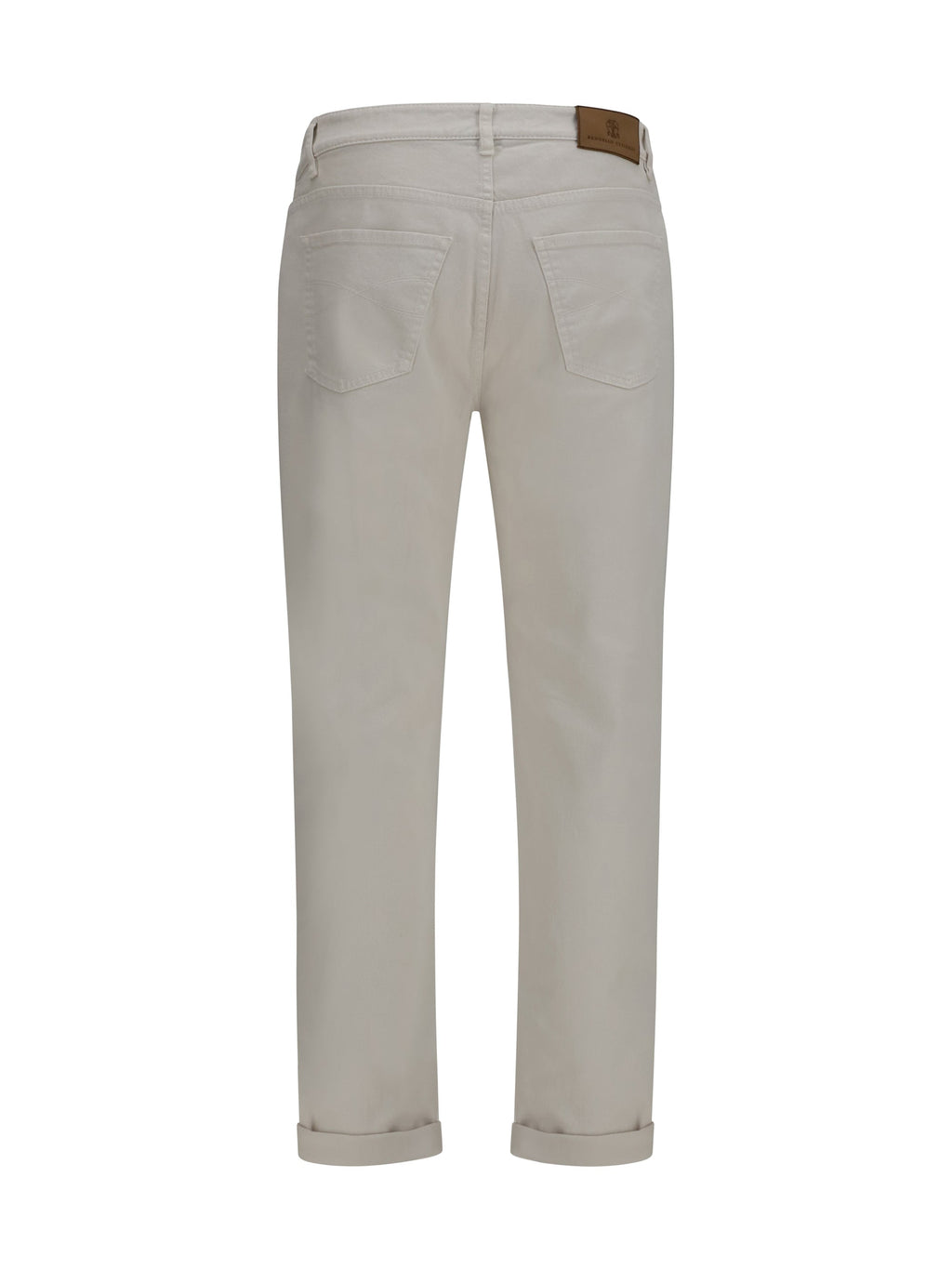 Brunello Cucinelli Men Jeans With Turn-Up Hem