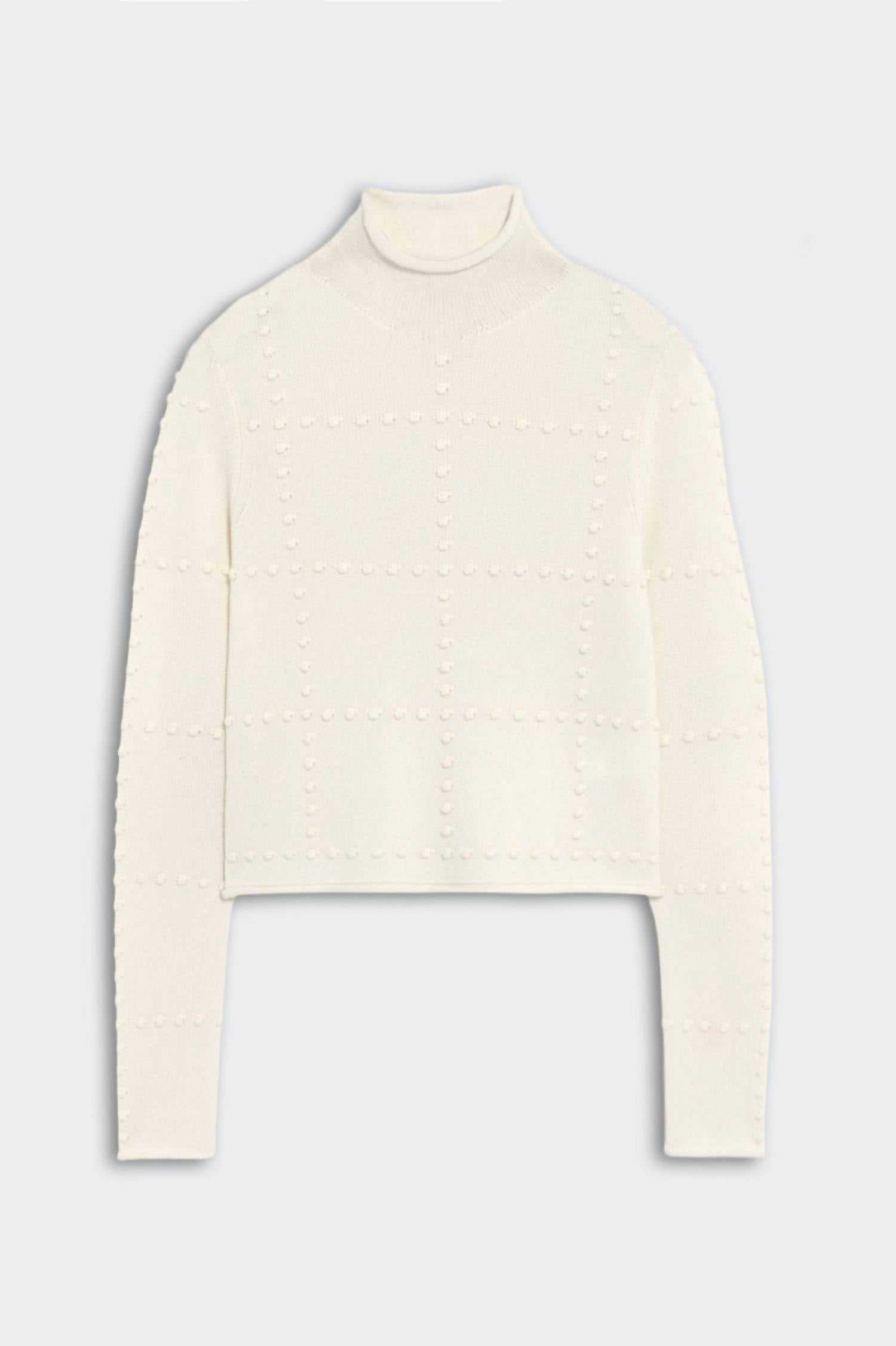 Popcorn Sweater In Cream