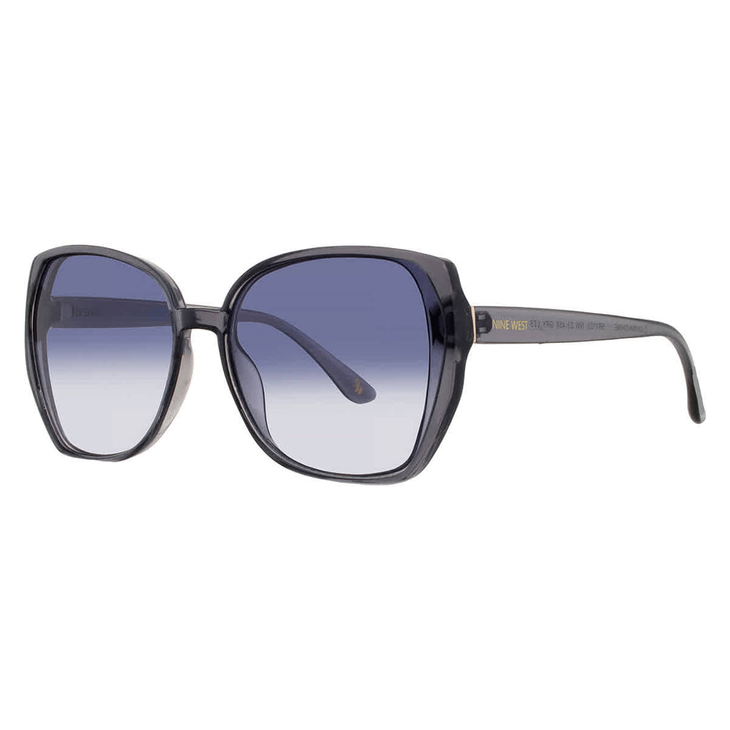 Nine West Smoke Butterfly Ladies Sunglasses 10266027.CGR GRYSMK