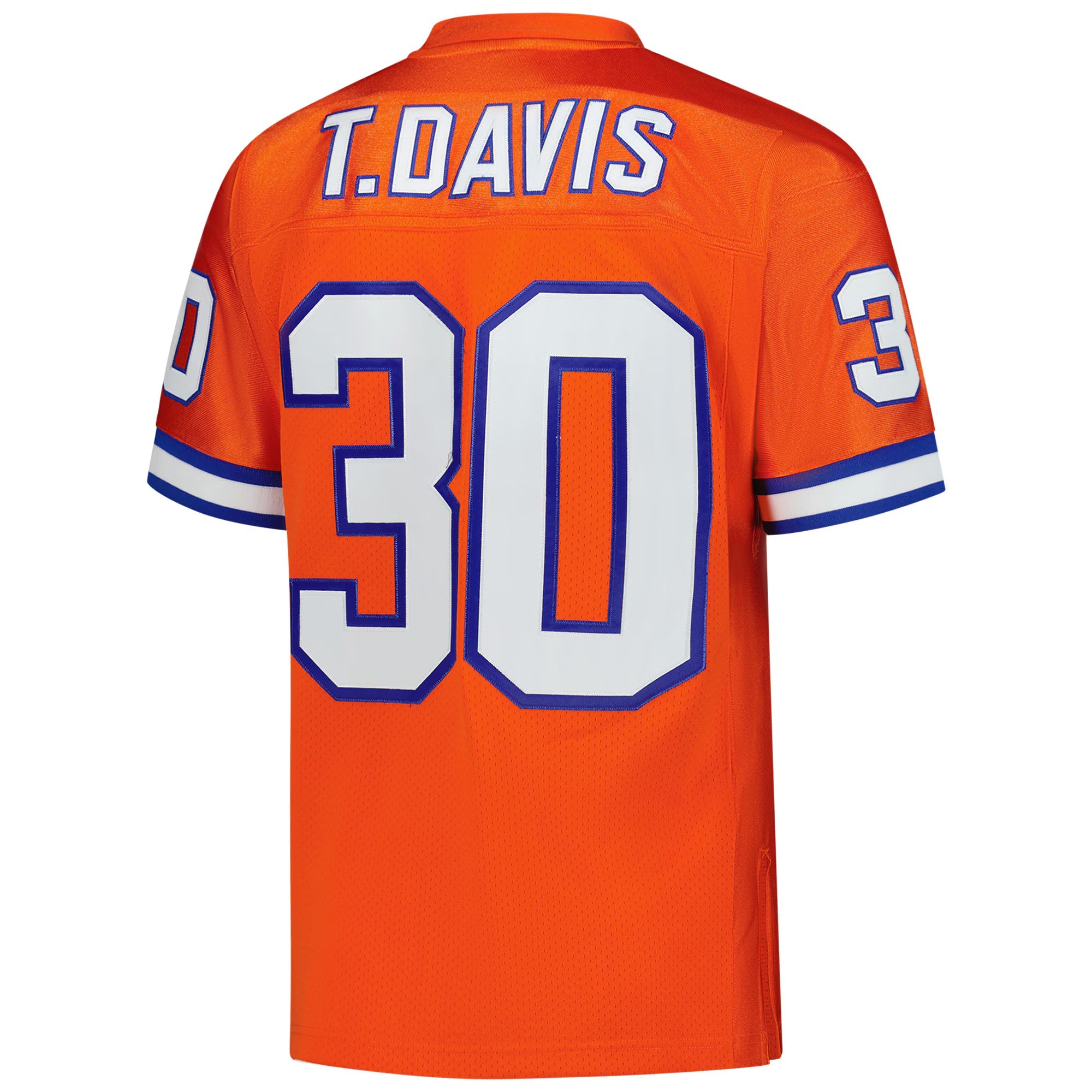 Denver Broncos Terrell Davis Mitchell & Ness Orange 1995 Authentic Throwback Retired Player Jersey