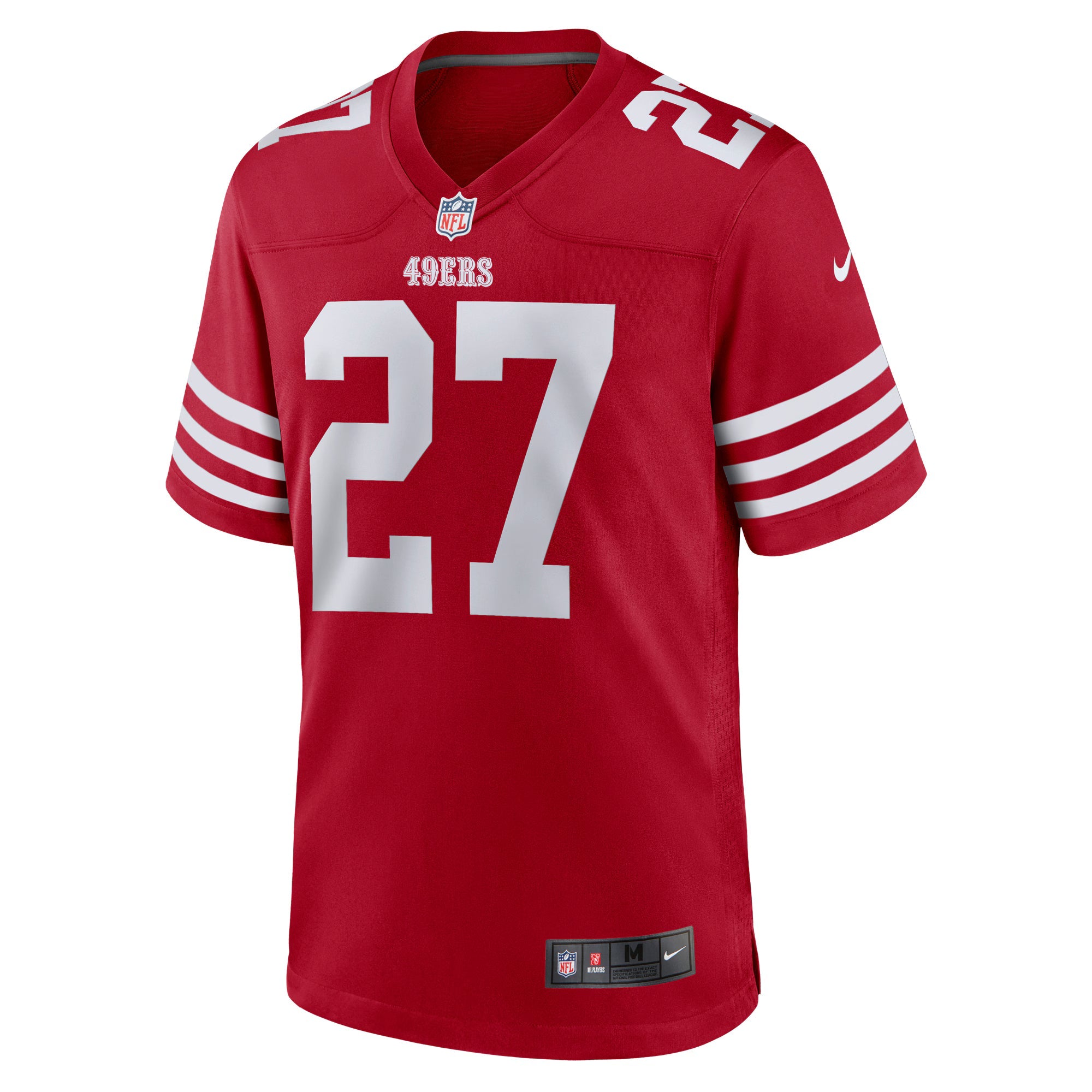 San Francisco 49ers Ji'Ayir Brown Scarlet Team Game Jersey