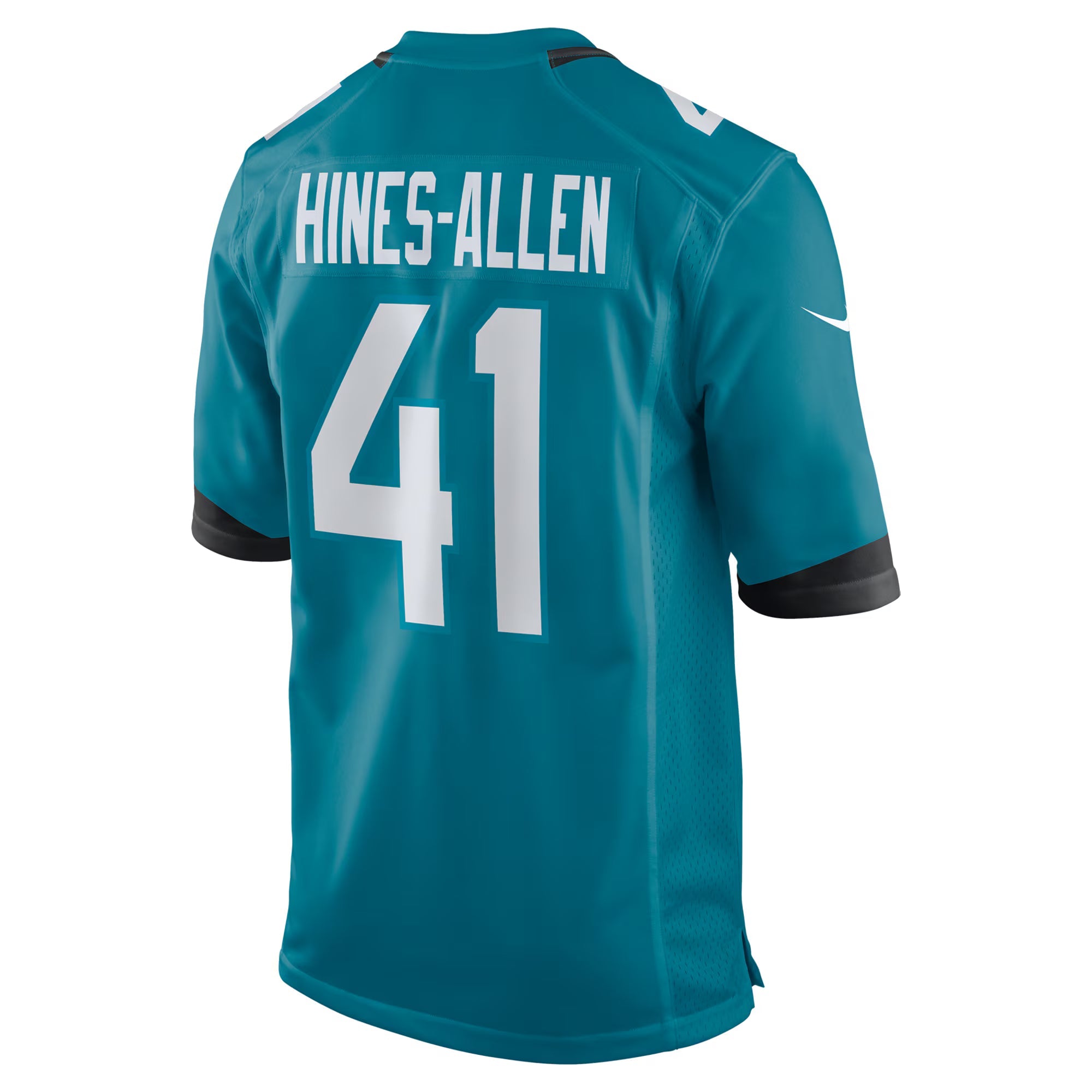 Jacksonville Jaguars Josh Hines-Allen Teal Player Game Jersey