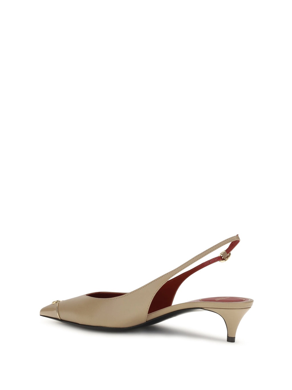 Valentino Garavani Women Vlogo Signature Kitten-Heel Slingback Pumps