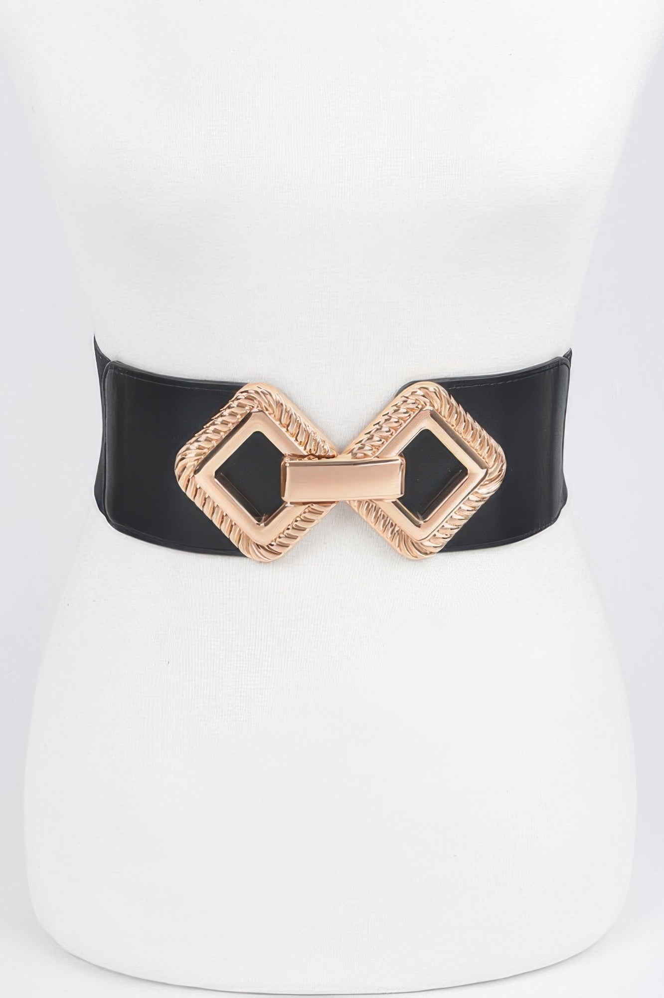 Big Metal Buckle Stretch Plus Size Belt