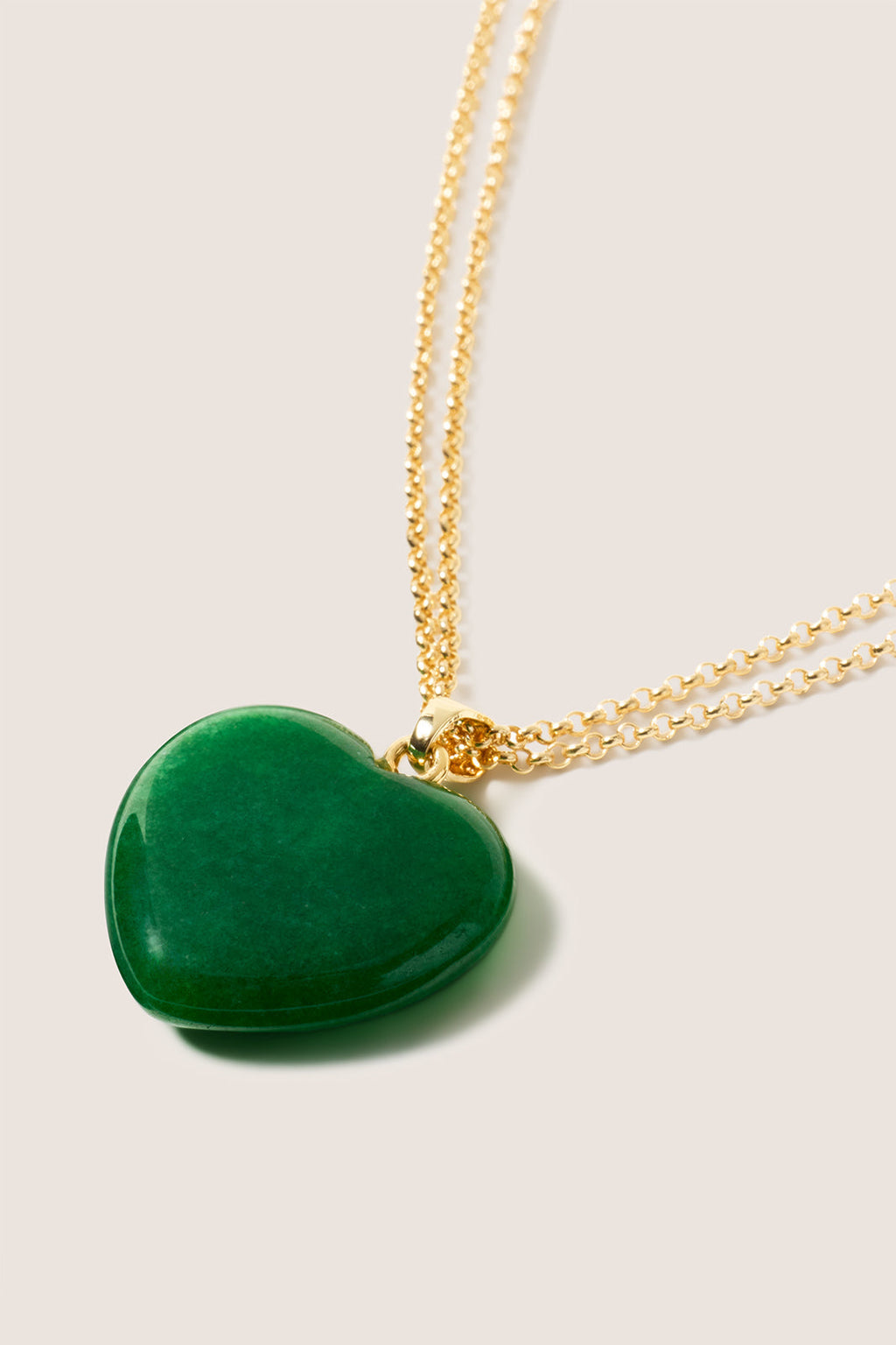 Women's Sarah Stone Heart Necklace