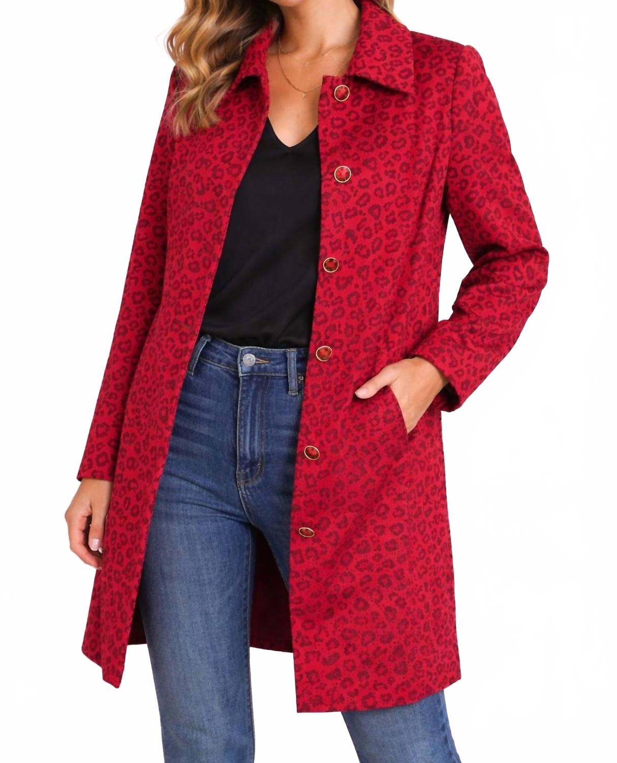 Cheetah Brocade Jacket