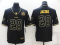 Men's Las Vegas Raiders Josh Jacobs Black Player Game Jersey1