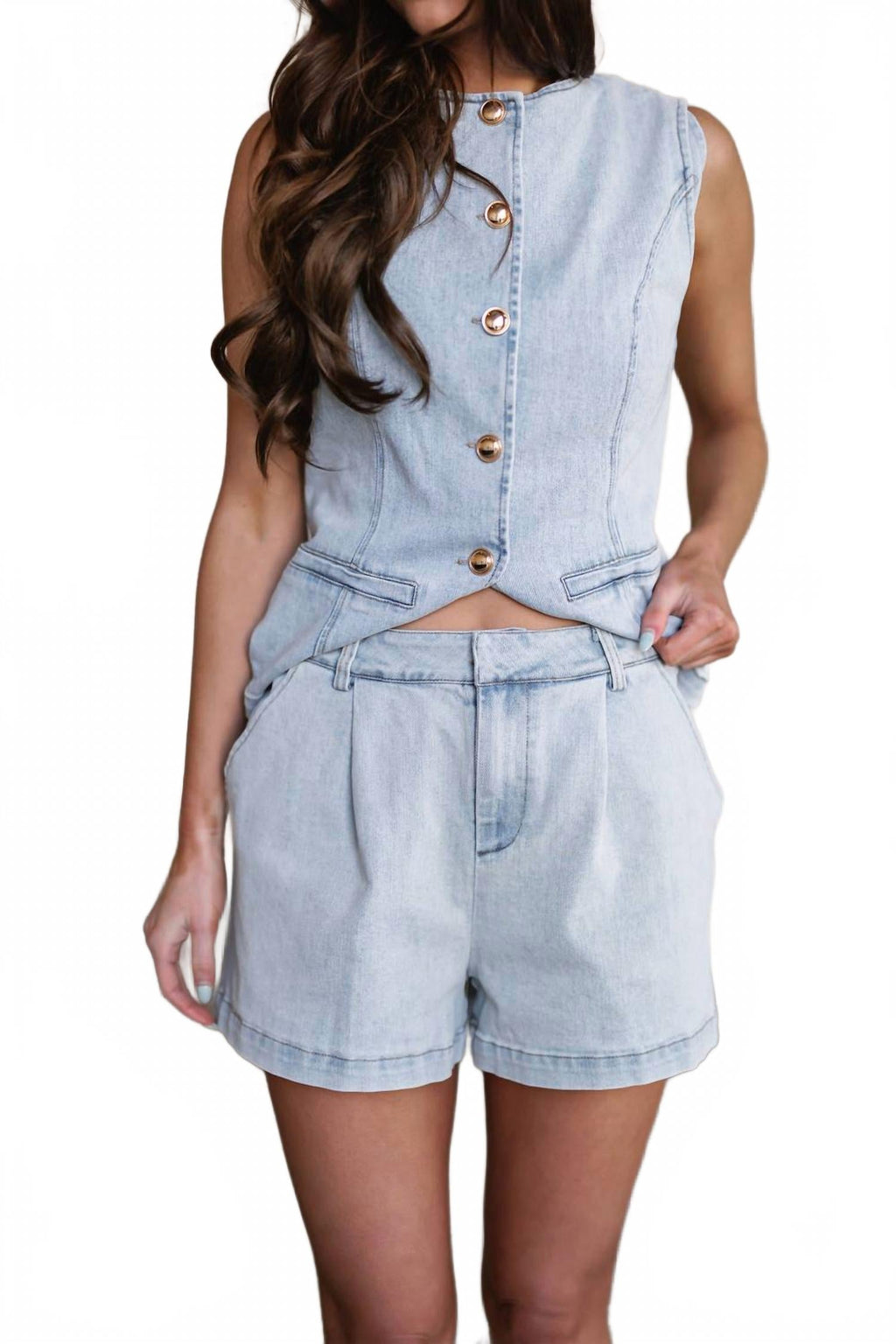 Women's Serene Sky Shorts In Blue