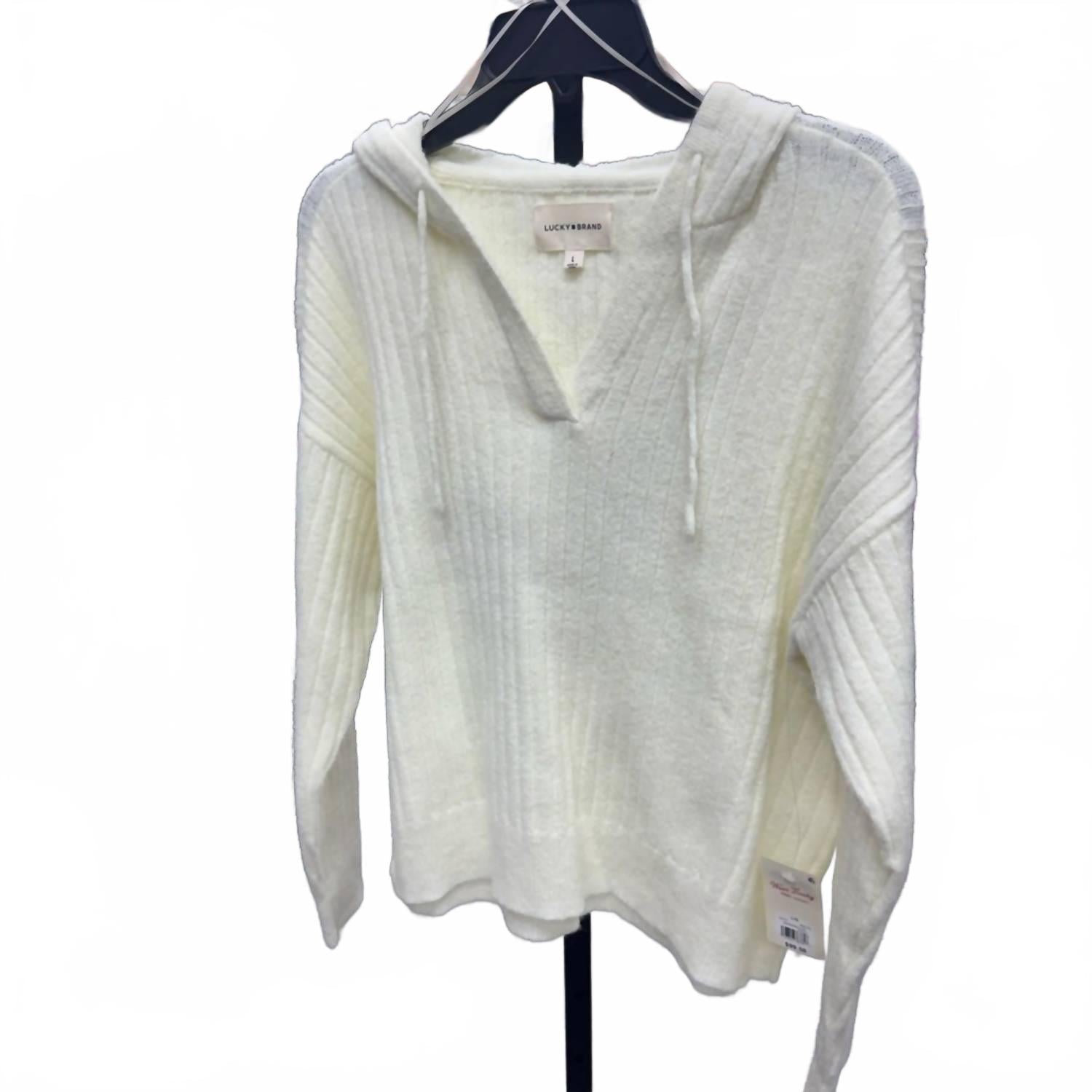 Hooded Sweater In White