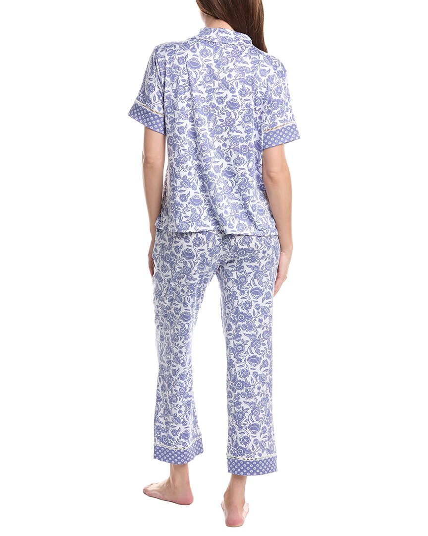 Vera Bradley 2pc Notch Collar Top & Pant Pajama Set