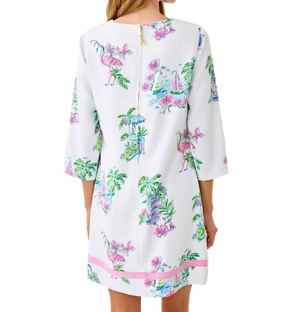 Margaux Dress In Resort White Dee Lightful