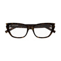 Rectangular Cat-Eye Sunglasses With Tortoiseshell Pattern And Silver Accents