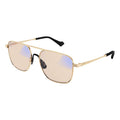 Gucci Sunglasses Aviator Full Rim, Gold Frame And Yellow Photocromatic Lens Gg0743S006
