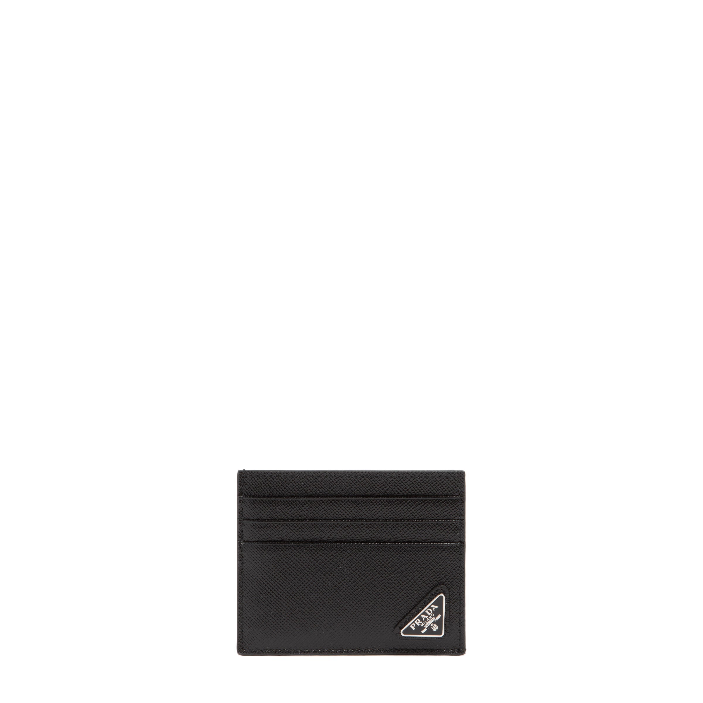 Prada Saffiano Sleek Card Holder Men