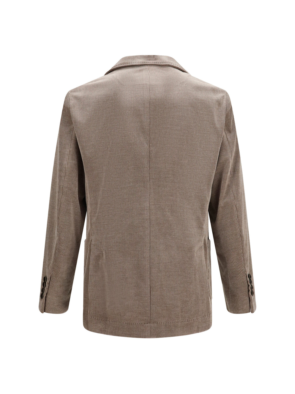 Brunello Cucinelli Men Double-Breasted Corduroy Jacket