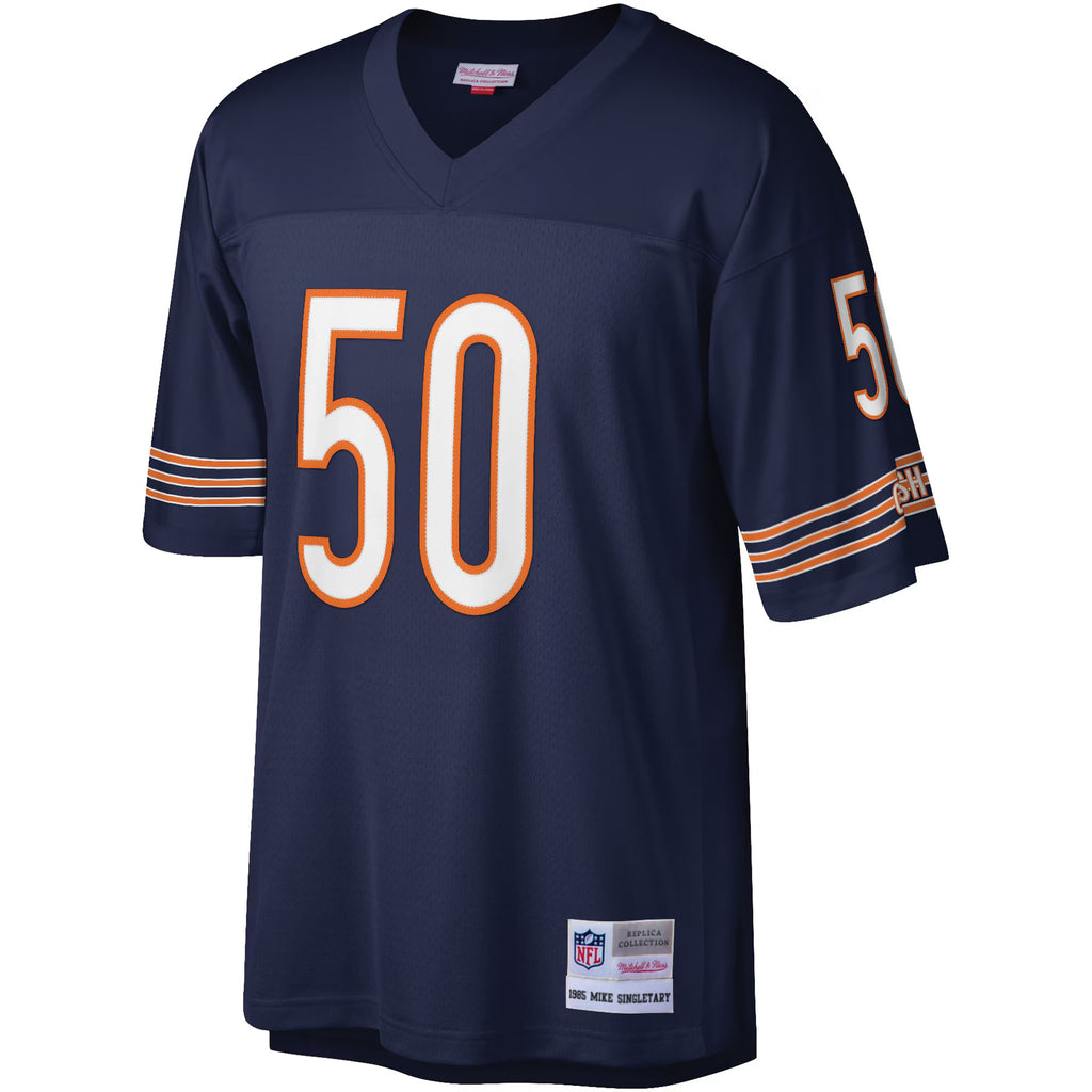 Chicago Bears Mike Singletary Mitchell & Ness Navy Legacy Replica Jersey