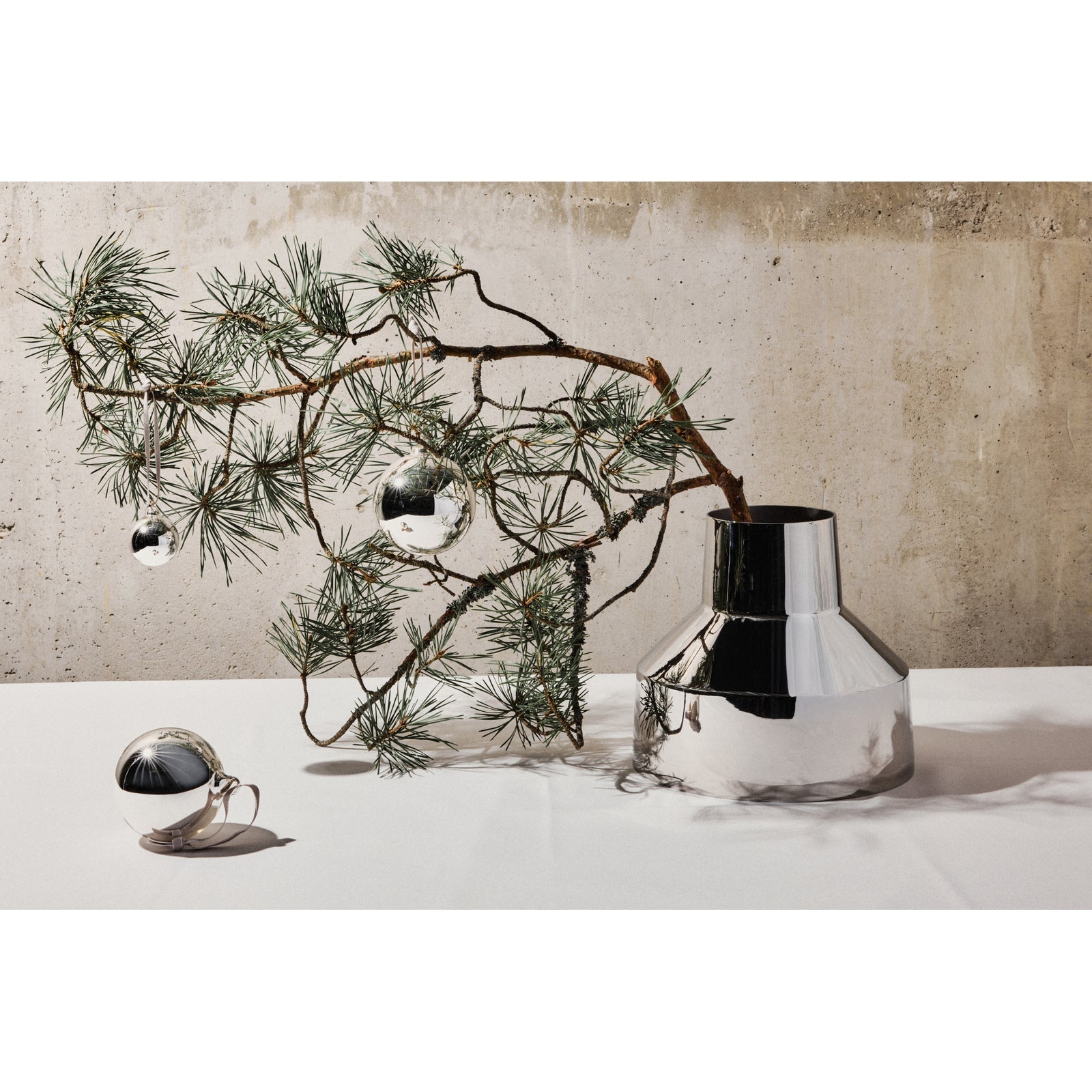 Iittala glass ball 80mm silver mirror 5 piece set