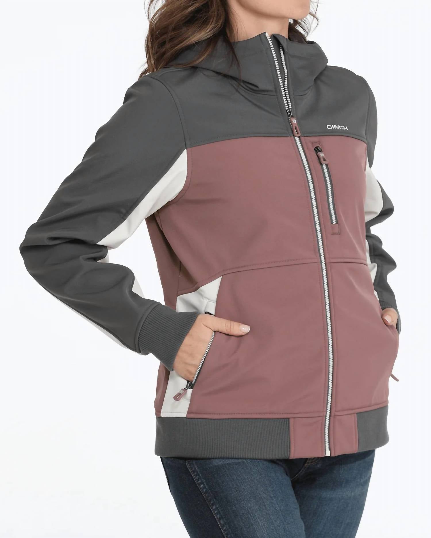 Bonded Softshell Jacket In Multi