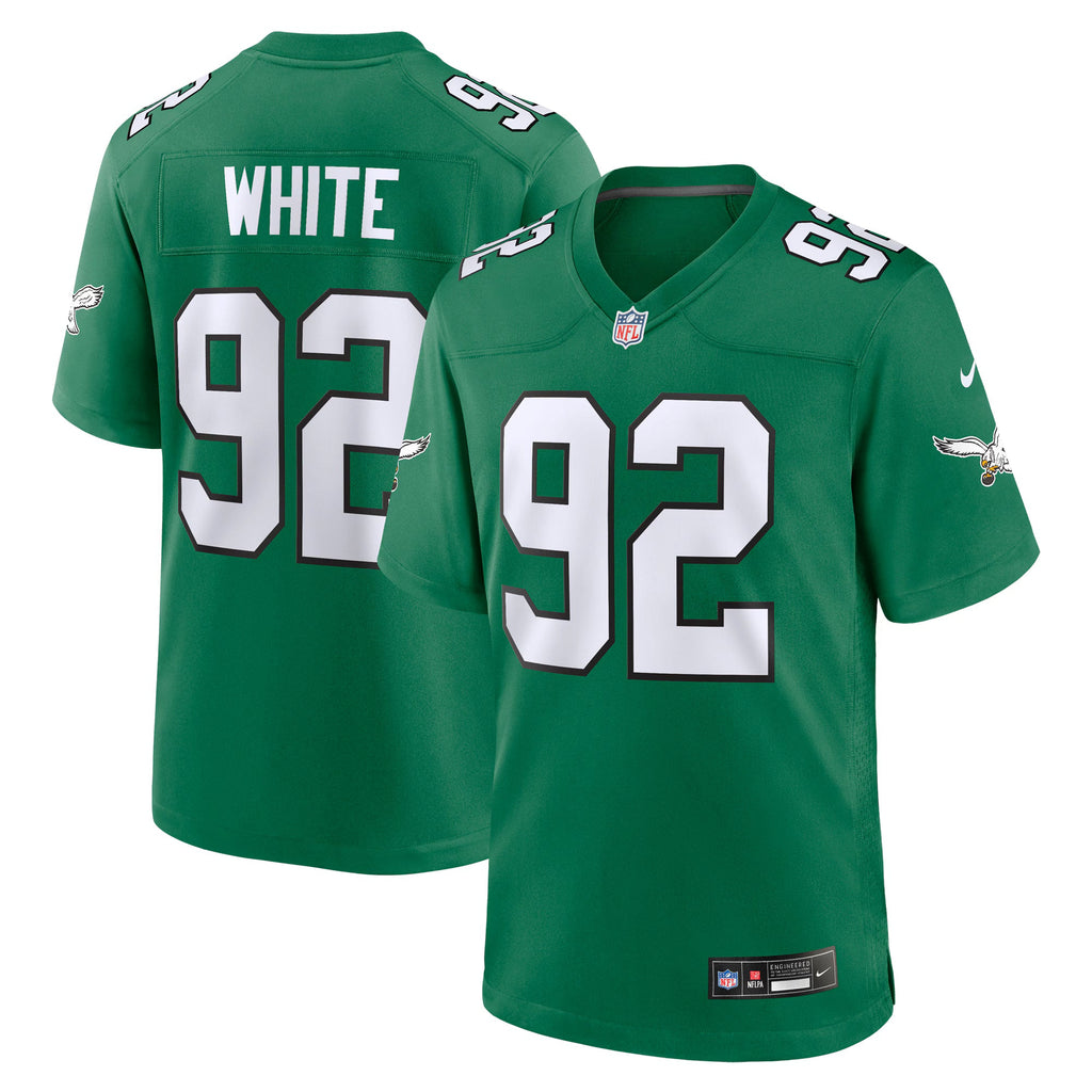Philadelphia Eagles Reggie White Kelly Green Retired Player Alternate Game Jersey