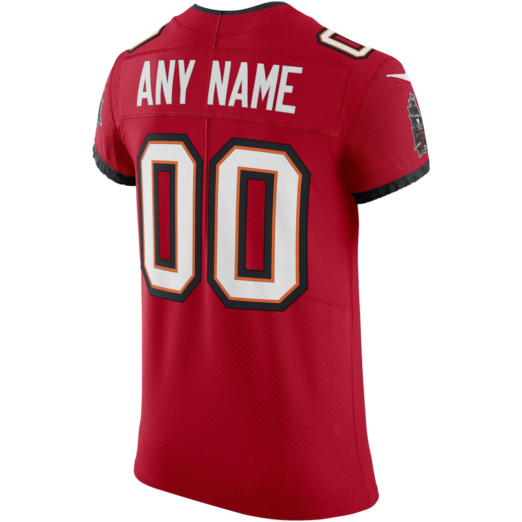 Tampa Bay Buccaneers Red Vapor Elite Custom Jersey