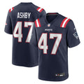 New England Patriots Julian Ashby Navy Team Game Jersey