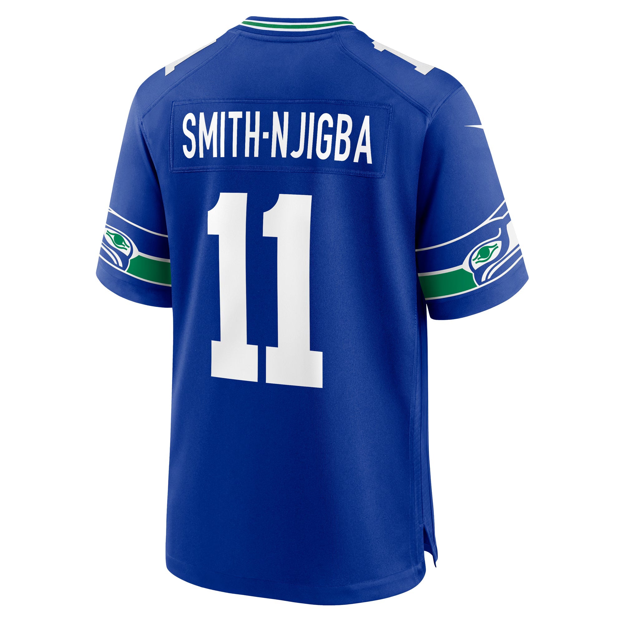 Seattle Seahawks Jaxon Smith-Njigba Royal Throwback Player Game Jersey