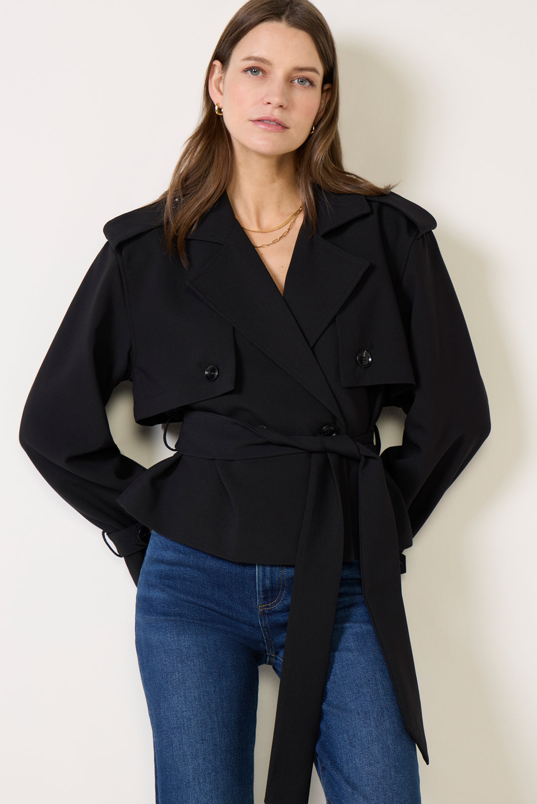 Women's The Cropped Charles Trench