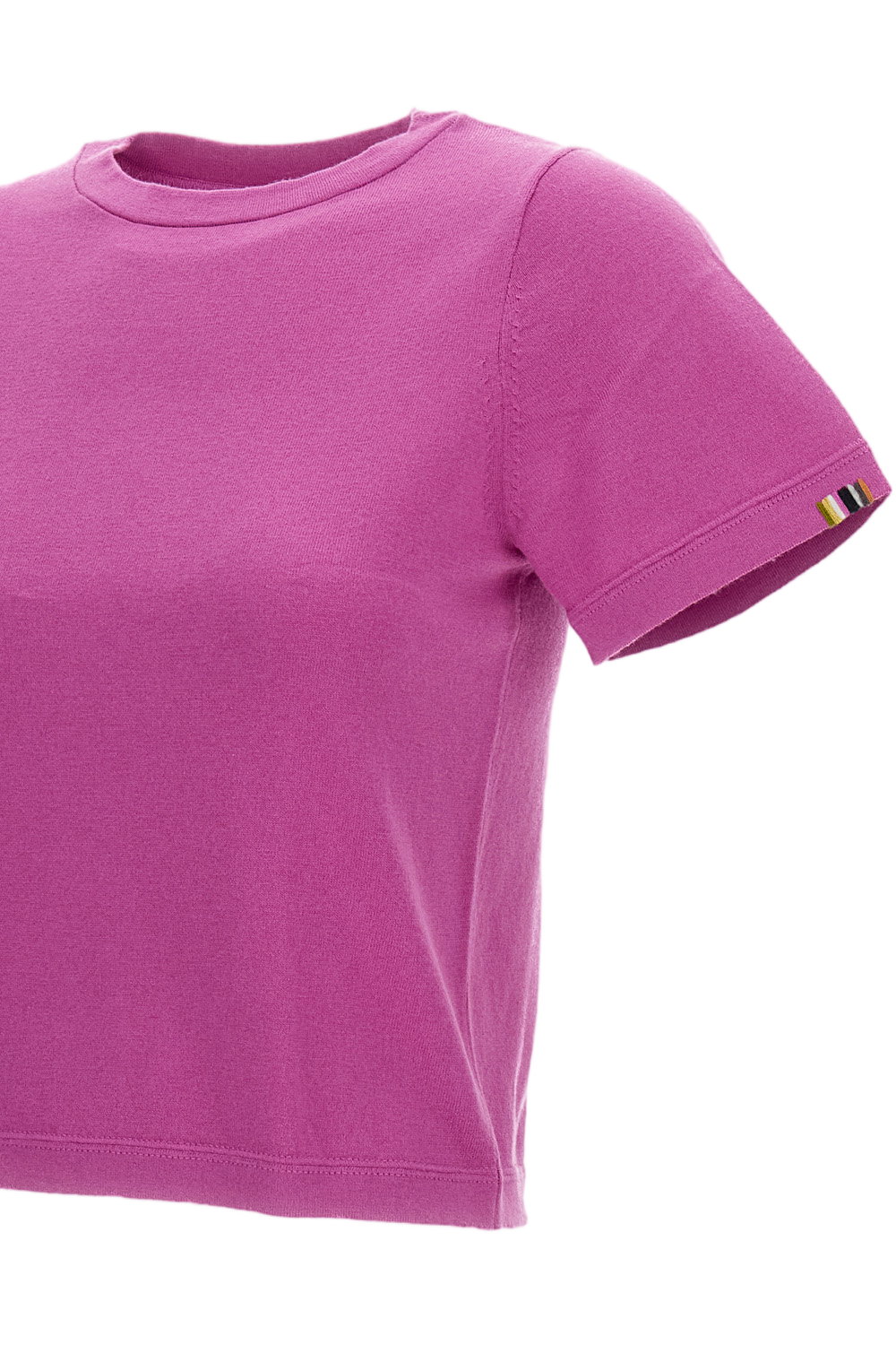 Oleander Pink N.267 Tina Cropped T-Shirt