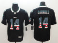Men's New York Jets #14 Sam Darnold Black Game Player Jersey1