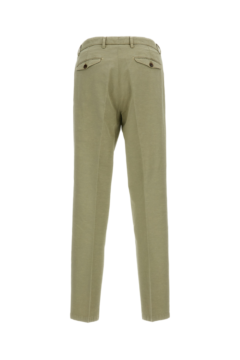 Green Slim Distressed Trousers